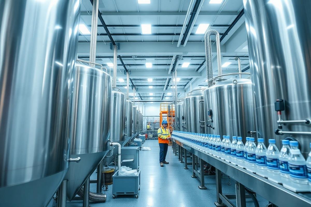 Interior of the VerdaCrop formulation plant